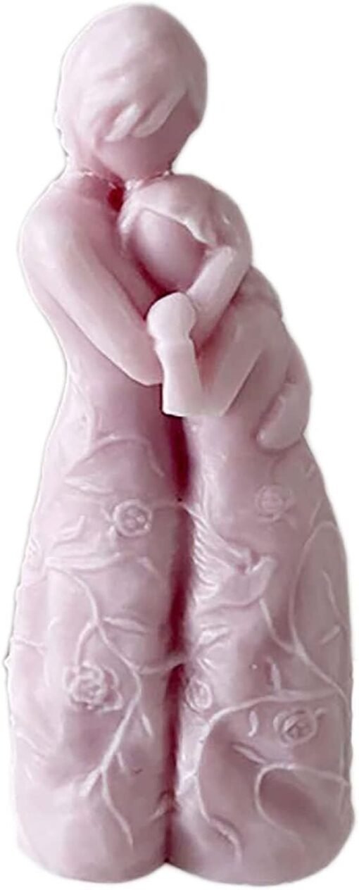 Vedini Mother and Daughter Candle Molds I 3D Abstract Love & Grow Up Silicone Wax Epoxy Mould I for DIY Handmade Ornament, Cake Décor, Aromatherapy, Soap, Resin Art Craft Making, Home Decoration - Image 3