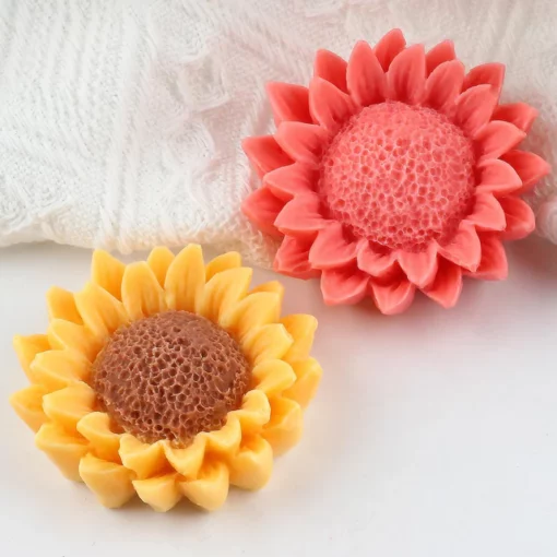Vedini Sunflower-shaped silicone candle Mold (SCM 229) - Image 2