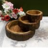 Vedini Sheesham Wood Handcrafted Wooden Serving Tray, Portable Wooden Platter, for Food, Coffee,or Beverages