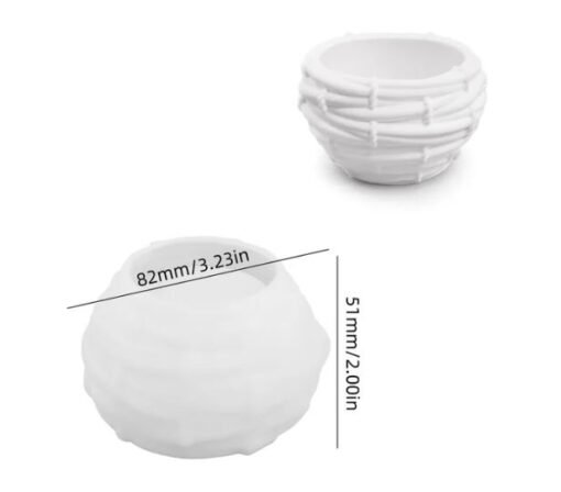 Vedini Bird Nest Shape Cup Mold ARM384 - Image 2