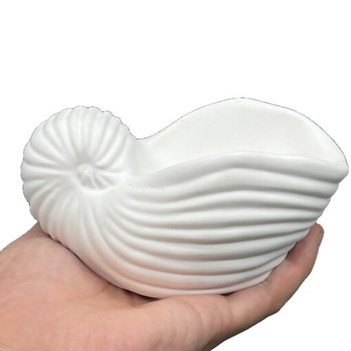 Vedini 3D Conch Planter  Heat-resistant Conch storage tank silicone mold Functional Reusable Candle cup plaster mold Succulent flower pot mold for Home 5355 - Image 2