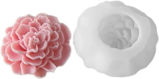 Vedini Flower Shaped Wax Candle Molds Scented Aromatherapy Making Mold Handmade Ornament Mold AI018