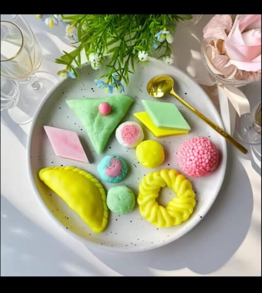 Vedini Kaju Katli Mold 2 Cavity Sweet Silicon Mould - Image 2