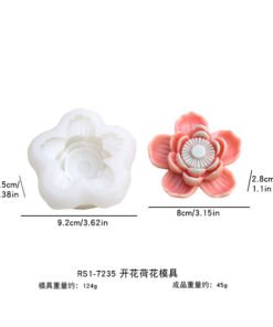 Vedini Lotus Silicone Candle Mold DM77