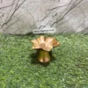 Vedini Diwali Gold Metal Iron Lotus Diya For Decoration, Size: Medium, For Home