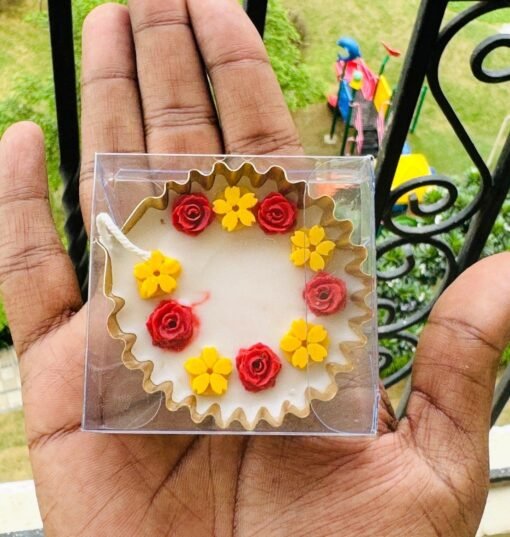 Vedini Diya Urli Box | Daisy Candle Box | 2.5 inch Diya box