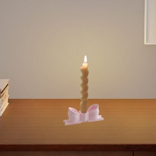 Vedini Bow candle Holder Mold JKB-2098 - Image 3