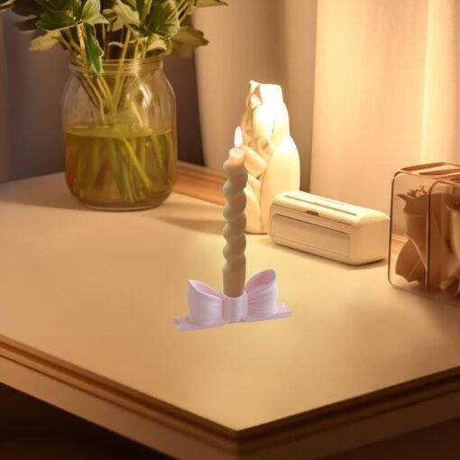 Vedini Bow candle Holder Mold JKB-2098 - Image 4