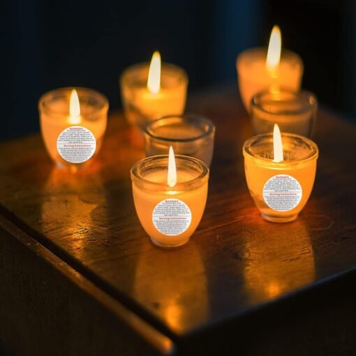 Vedini Candle Warning Stickers I White Circular Safety Sticker I Waterproof, Easy to Peel I Round Label for Candle Making DIY Candle Jars Container and Tins – 500 Pcs (1.5 Inch) - Image 6