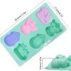 Vedini 6 Cavity Christmas Snowman Reindeer Sleigh Silicone Mold (100 to 109 GM APPOX) - Image 6
