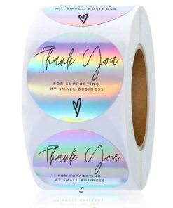 Vedini Sticker Hot Style 'Thank You' for Small Gift Boxes Custom Paper Sticker