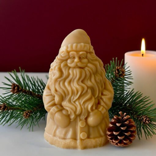Vedini Santa Claus Candle Mold DIY Christmas Decoration Soap Resin Mold JKB-2094