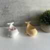 Vedini Whale Flower Pot Concrete Candle Cup Container Silicone Mold Plaster Whale Potted Plant Storage Jar Mold Epoxy Mold JKB-2071