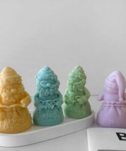 Vedini Santa Claus Candle Silicone Mold DIY Gift Decoration Soap Mold JKB-2088