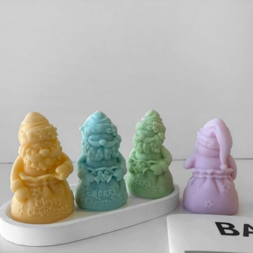 Vedini Santa Claus Candle Silicone Mold DIY Gift Decoration Soap Mold JKB-2088