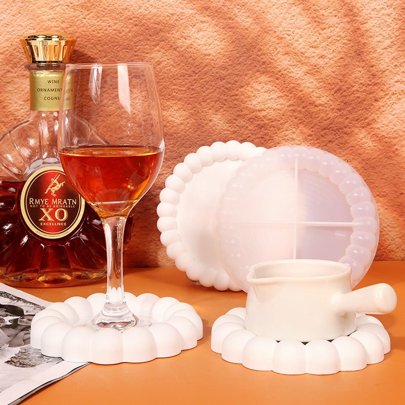 Vedini Bubble Tray Coaster Silicone Mold DIY Resin Stone Mold JKB-2083 - Image 2