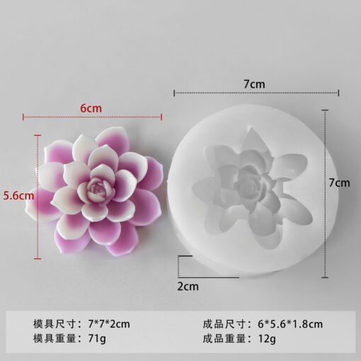 Vedini Lotus Silicone Candle Mold JKB-2068