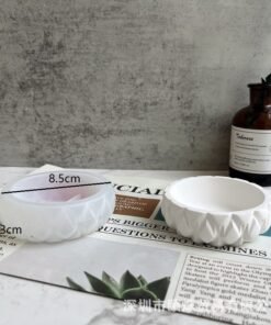 Alternative view of Vedini Premium Silicone Mold for Designer Candle Jar (8.5cm x 3cm) and Lid (8.5*6.4) JKB 2062
