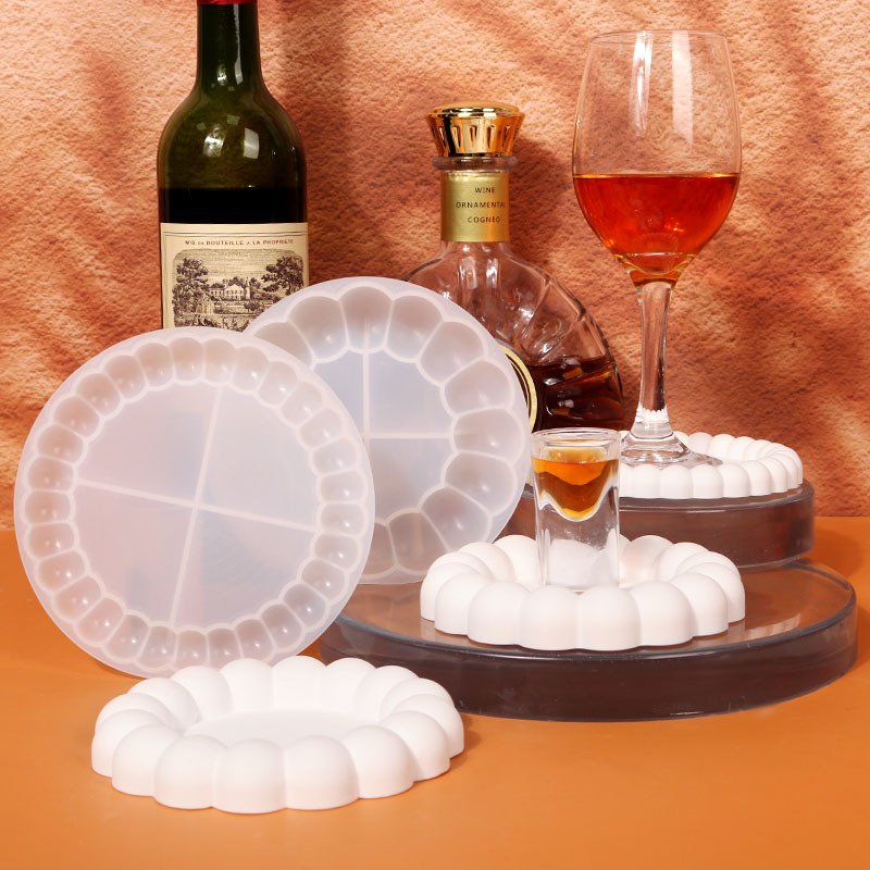 Vedini Bubble Tray Coaster Silicone Mold DIY Resin Stone Mold JKB-2083 - Image 6