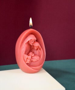 Vedini Cross-border new Jesus birth mold three-dimensional aromatherapy candle home decoration Jesus silicone mold decoration jkb 2060