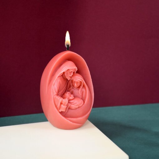 Vedini Cross-border new Jesus birth mold three-dimensional aromatherapy candle home decoration Jesus silicone mold decoration jkb 2060