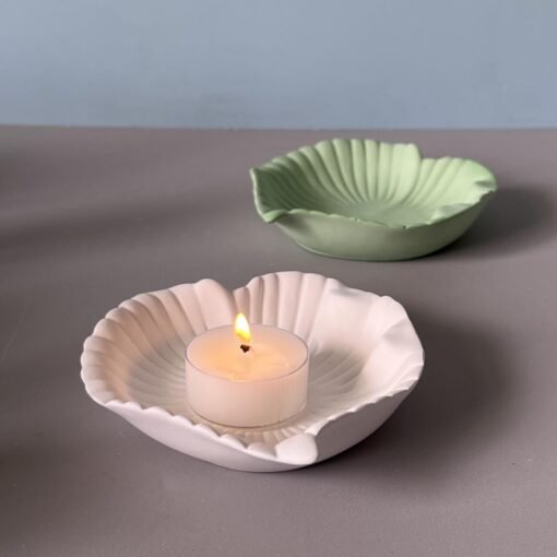 Vedini Concrete Leaf tray mold love leaf tray mold-JKB-2067