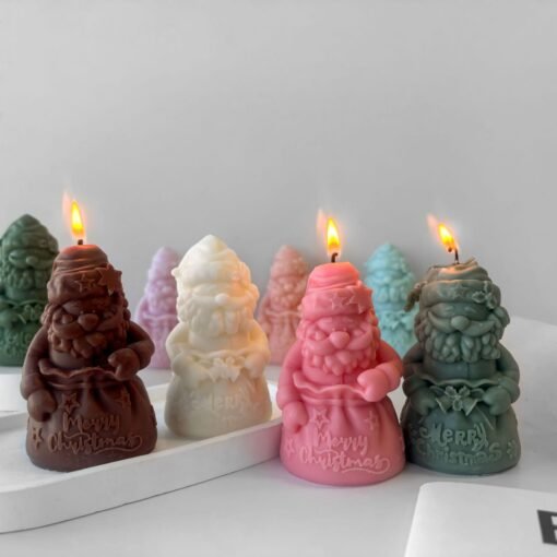 Vedini Santa Claus Candle Silicone Mold DIY Gift Decoration Soap Mold JKB-2088 - Image 4