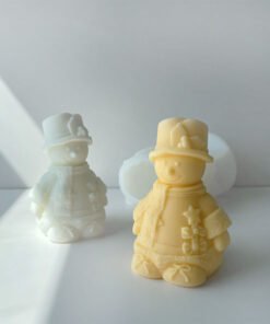 Snowman Candle Mold DIY Christmas Candle Stone Mold