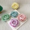 Vedini Lotus scented candle silicone mold DIY three-dimensional flower handmade soap aromatherapy plaster ornaments mold JKB-2093 - Image 4