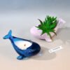 Vedini Whale Flower Pot Concrete Candle Cup Container Silicone Mold Plaster Whale Potted Plant Storage Jar Mold Epoxy Mold JKB-2071 - Image 3