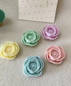 Alternative view of Vedini Lotus scented candle silicone mold DIY three-dimensional flower handmade soap aromatherapy plaster ornaments mold JKB-2093