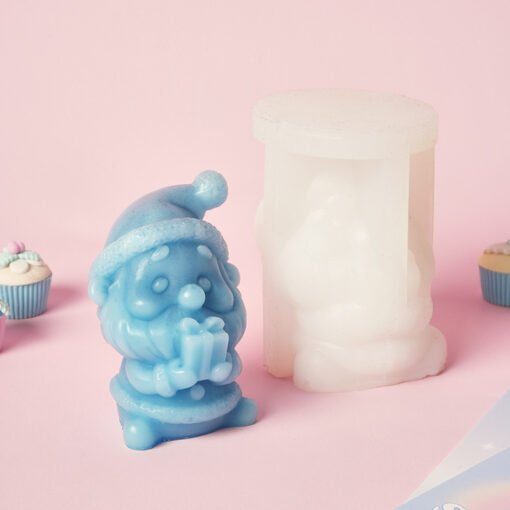Vedini New Santa Claus silicone mold DIY making aromatherapy candle plaster ornaments Christmas decoration jkb 2056 - Image 5