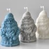 Santa Claus Candle Mold DIY Christmas Decoration Soap Resin Mold