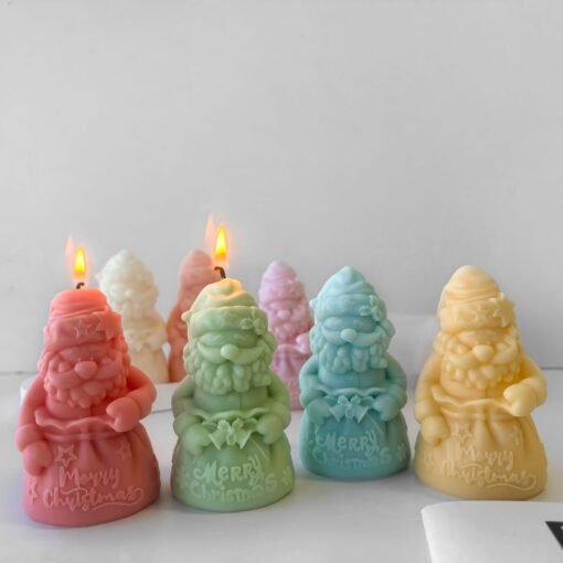 Vedini Santa Claus Candle Silicone Mold DIY Gift Decoration Soap Mold JKB-2088 - Image 6
