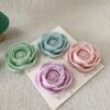 Vedini Lotus scented candle silicone mold DIY three-dimensional flower handmade soap aromatherapy plaster ornaments mold JKB-2093 - Image 3