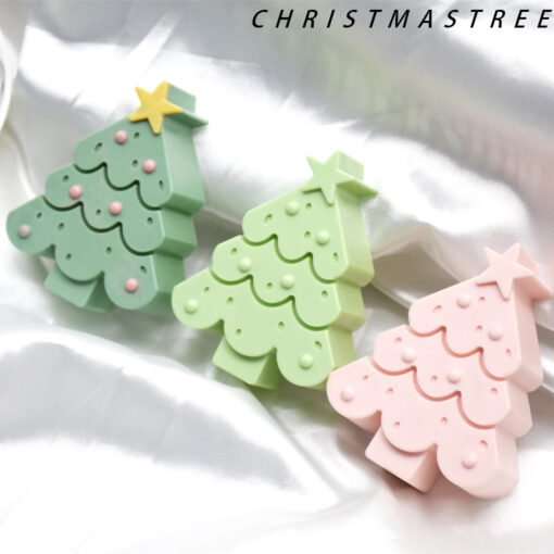 Vedini 3D Christmas Tree Aromatherapy Candle Silicone Mold Gingerbread Man Plaster Ornament Mold Christmas Series Cake Baking jkb 3D Christmas Tree Aromatherapy Candle Silicone Mold Gingerbread Man Plaster Ornament Mold Christmas Series Cake Baking JKB 2053