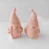 Skiing Dwarf Candle Silicone Mold DIY Candle Stone Decoration