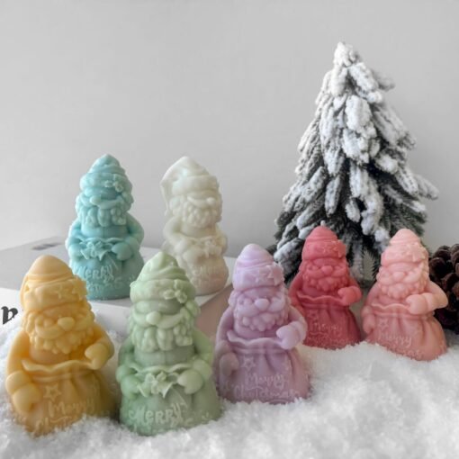 Vedini Santa Claus Candle Silicone Mold DIY Gift Decoration Soap Mold JKB-2088 - Image 5