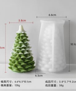 Vedini Christmas Tree Candle Mold DIY Creative Decoration Silicone Mold JKb 2079