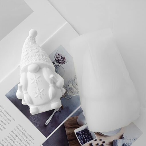 Vedini Dwarf Candle Silicone Mold – DIY Aromatherapy, Plaster & Resin Mold for Handmade Home Décor (JKB 2081 and 2082)) - Image 4