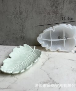 Vedini Leaf Dish Silicone Mold — Storage Tray / Resin / Glue Dropping / Decorative Dish JKB 2064