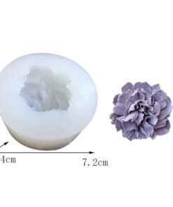 Carnation Flower Silicone Mould for Candle Making Moulds Floral Molds Chocolate Soap Cake Decoration Resin Art Crafts Candle Mold
