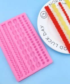 Vedini Pearl woven belt chain sugar silicone mold drop mold DIY decorative creative hand-made candles and cakes JKB-3040