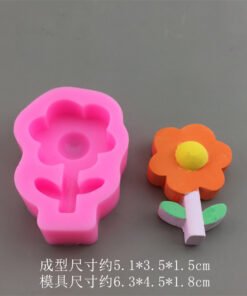 Vedini Beautiful Small Sunflower Silicone Grinding Tools Chocolate Pudding Cheese Fondant Cake Gum Drops Aromatherapy Plaster Decoration JKB-3031