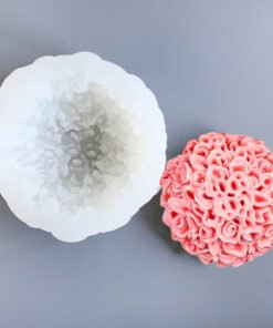 Vedini marigold flower silicone mold, chrysanthemum handmade soap mold, flower epoxy resin scented candle plaster mold JKB-3009