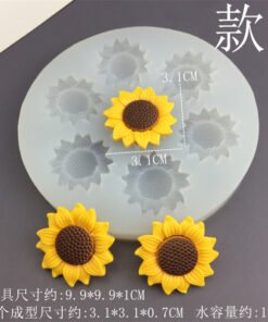 Vedini Sunflower Silicone Mold DIY Handmade Fondant Chocolate Baking Mold Mousse Cake JKB-3027