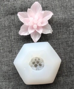 Lotus Candle Silicone Mold-Lotus Flower Resin Mold-Lotus Pendant Mold-Scented Plaster Lotus Mold-Epoxy Resin Art Mold-Car Decor Mold