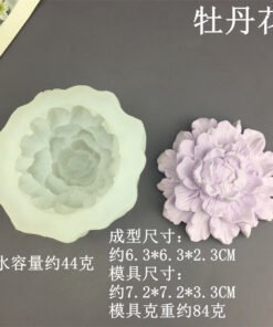 Alternative view of Vedini Petal Peony Flower candle Silicon mould Code JKB 3047