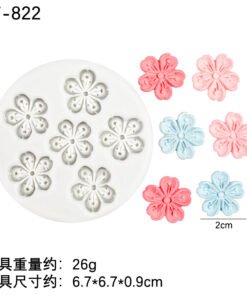 Vedini 6 even cherry blossom mold JKB-3026