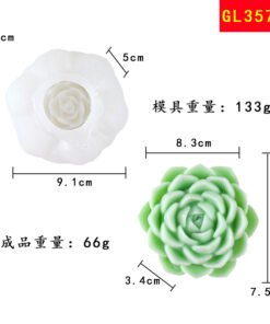 Vedini succulent Flower for candles and soaps JKB-3013